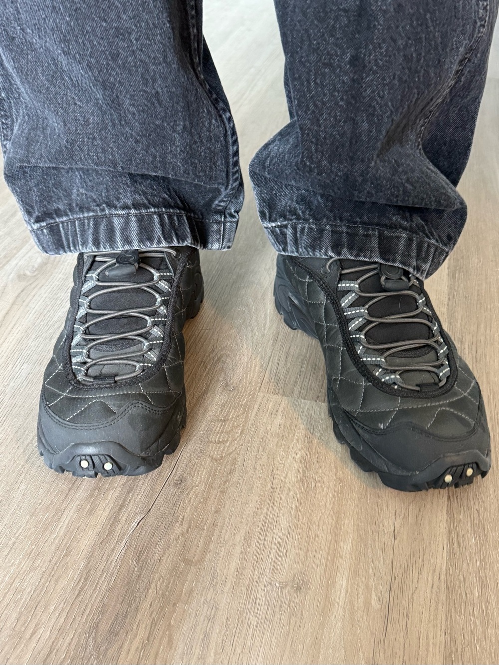 Men's Black Trail Sneakers merrell waterproof